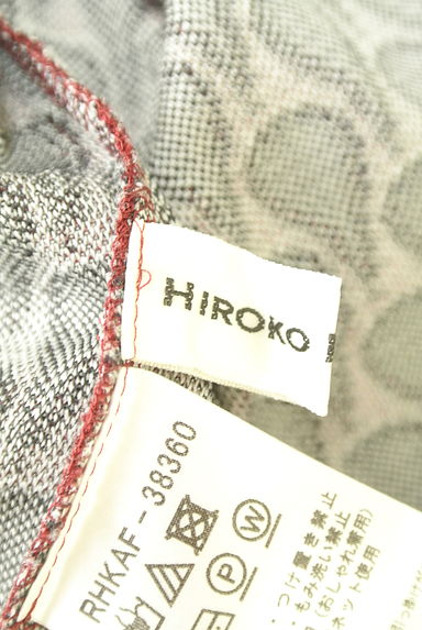 クリックで大画像表示 HIROKO KOSHINO(ヒロココシノ)の古着「ボトルネックジャガードニット(ニット)」大画像6へ