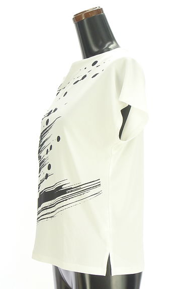 クリックで大画像表示 HIROKO KOSHINO(ヒロココシノ)の古着「アシメフレンチスリーブカットソー(カットソー・プルオーバー)」大画像3へ