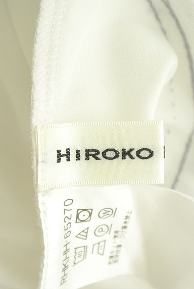 クリックで大画像表示 HIROKO KOSHINO(ヒロココシノ)の古着「アシメフレンチスリーブカットソー(カットソー・プルオーバー)」大画像6へ