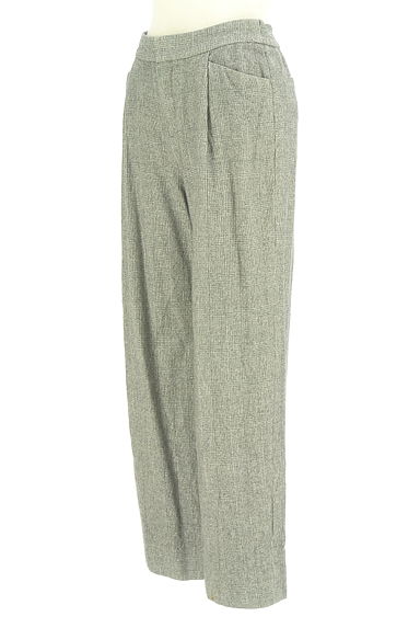 COMME CA（コムサ）の古着「グレンチェックウールワイドパンツ（パンツ）」大画像３へ
