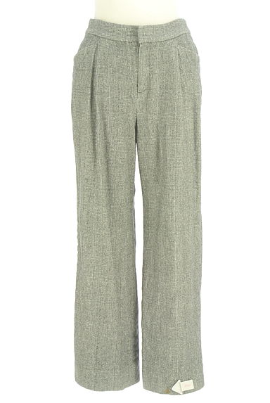 COMME CA（コムサ）の古着「グレンチェックウールワイドパンツ（パンツ）」大画像４へ