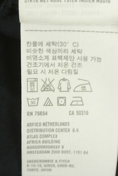 クリックで大画像表示 Abercrombie&Fitch(アバクロンビー&フィッチ)の古着「ワンポイント刺繍ヘンリーネックTシャツ(カットソー・プルオーバー)」大画像5へ