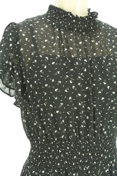 PROPORTION BODY DRESSING（プロポーションボディドレッシング）の古着「小花柄シアーロングワンピース（ワンピース・チュニック）」大画像４へ