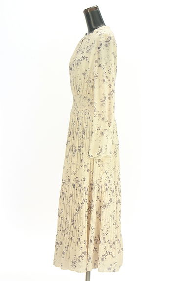 PROPORTION BODY DRESSING（プロポーションボディドレッシング）の古着「花柄プリーツロングワンピース（ワンピース・チュニック）」大画像３へ