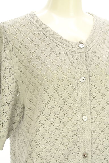 クリックで大画像表示 Laura Ashley(ローラアシュレイ)の古着「かぎ針編みニットカーディガン(カーディガン・ボレロ)」大画像4へ