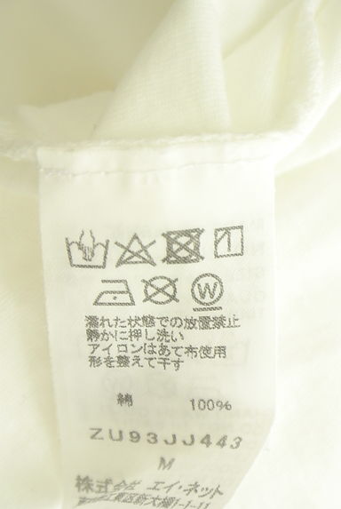 クリックで大画像表示 ZUCCa(ズッカ)の古着「9分袖ロゴTシャツ(Tシャツ)」大画像5へ