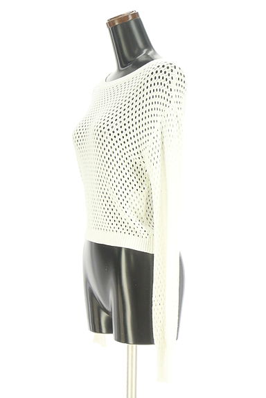 PROPORTION BODY DRESSING（プロポーションボディドレッシング）の古着「スパンコール混透かし編みニット（ニット）」大画像３へ