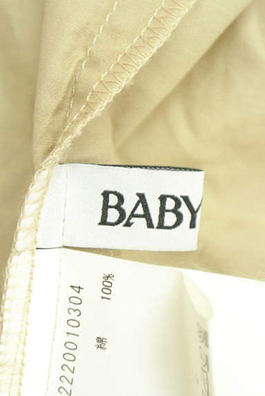 BABYLONE（バビロン）の古着「レースアップコットン膝丈ワンピース（ワンピース・チュニック）」大画像６へ