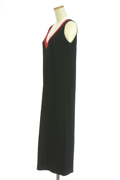 Rady（レディ）の古着「配色Ｖネックノースリニットワンピース（ワンピース・チュニック）」大画像３へ