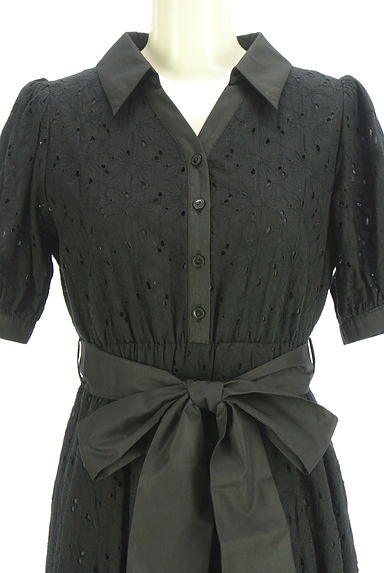 PROPORTION BODY DRESSING（プロポーションボディドレッシング）の古着「ベルト付きコットン刺繍レースワンピ（ワンピース・チュニック）」大画像４へ