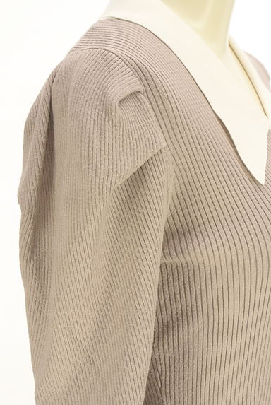 クリックで大画像表示 Snidel(スナイデル)の古着「襟付きパワショルリブニット(ニット)」大画像5へ