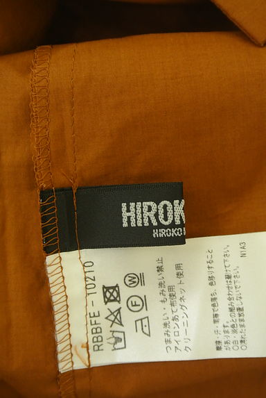 クリックで大画像表示 HIROKO BIS(ヒロコビス)の古着「バンドカラーフレアブラウス(カットソー・プルオーバー)」大画像6へ