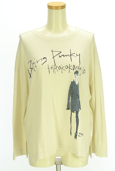 クリックで大画像表示 HIROKO KOSHINO(ヒロココシノ)の古着「HIROKO KOSHINO TRUNK 付け襟カットソー(Tシャツ)」大画像4へ