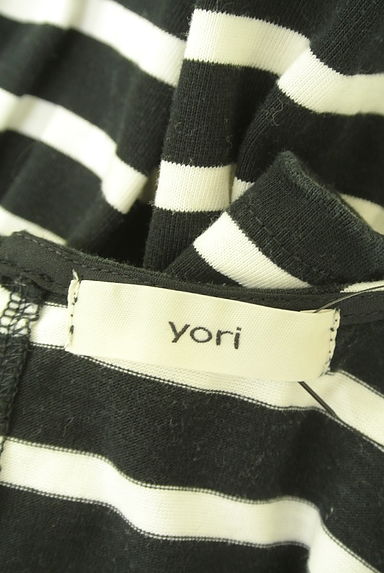 yori（ヨリ）の古着「ペプラムボーダーカットソー（カットソー・プルオーバー）」大画像６へ