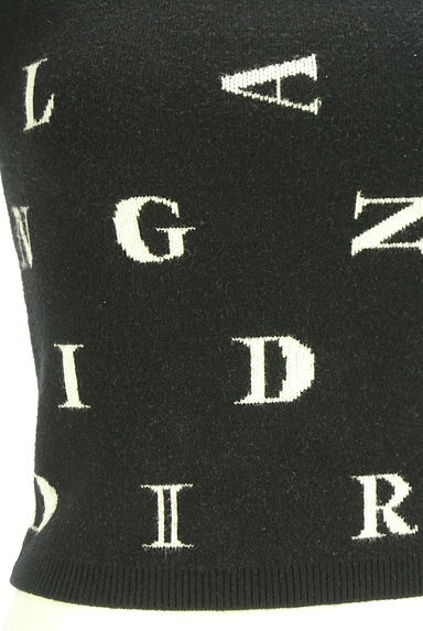 クリックで大画像表示 Darich(ダーリッチ)の古着「半袖ロゴ柄ニットトップス(ニット)」大画像4へ