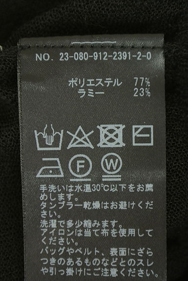 SLOBE IENA（スローブイエナ）の古着「シアーニットトップス（ニット）」大画像５へ