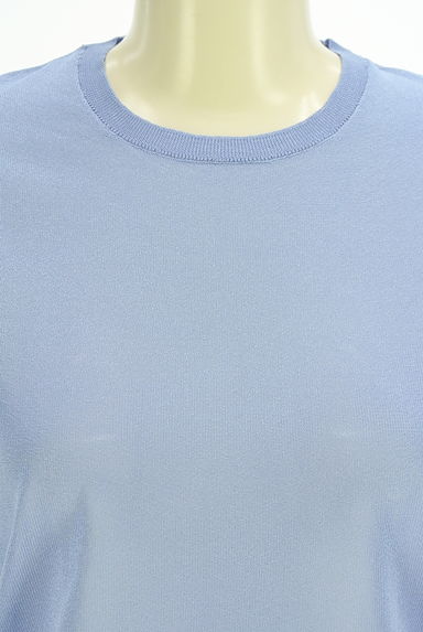 クリックで大画像表示 ADAM ET ROPE(アダムエロペ)の古着「艶シアーニットトップス(ニット)」大画像4へ