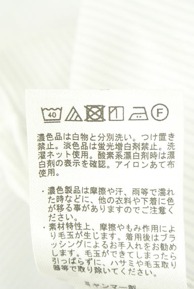 クリックで大画像表示 earth music&ecology(アースミュージック&エコロジー)の古着「Vネックピンストライプ柄カットソー(カットソー・プルオーバー)」大画像5へ