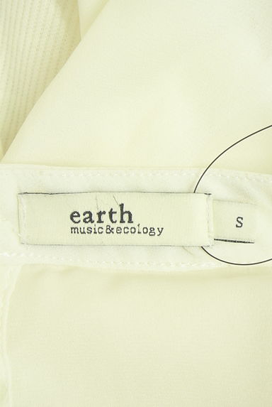 クリックで大画像表示 earth music&ecology(アースミュージック&エコロジー)の古着「シフォン×リブ切替カットソー(カットソー・プルオーバー)」大画像6へ