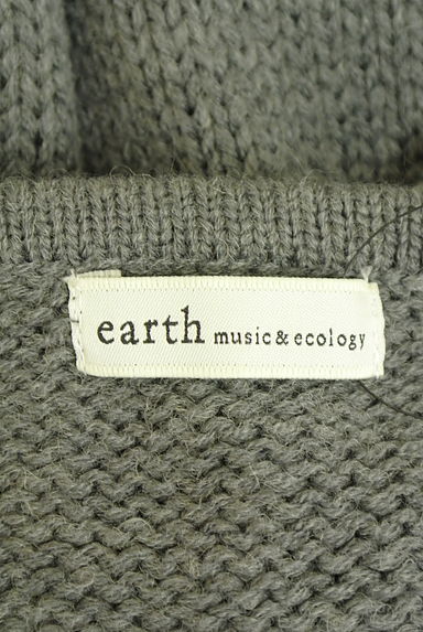 クリックで大画像表示 earth music&ecology(アースミュージック&エコロジー)の古着「リボンポケットニットワンピース(ワンピース・チュニック)」大画像6へ