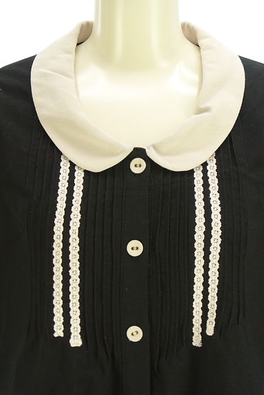 クリックで大画像表示 dazzlin(ダズリン)の古着「5分袖Aラインミニワンピース(ワンピース・チュニック)」大画像4へ