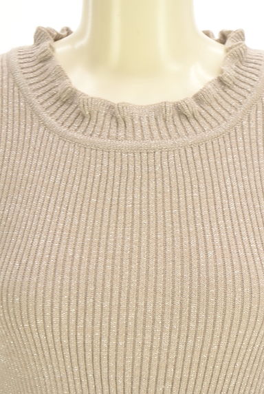 クリックで大画像表示 Omekashi(オメカシ)の古着「ラメMIXリブニットトップス(ニット)」大画像4へ