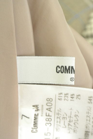 クリックで大画像表示 COMME CA(コムサ)の古着「チェック柄ロングフレアスカート(ロングスカート・マキシスカート)」大画像6へ