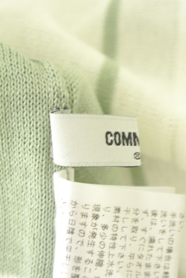 クリックで大画像表示 COMME CA(コムサ)の古着「フレンチスリーブボーダー柄ニットトップス(ニット)」大画像6へ