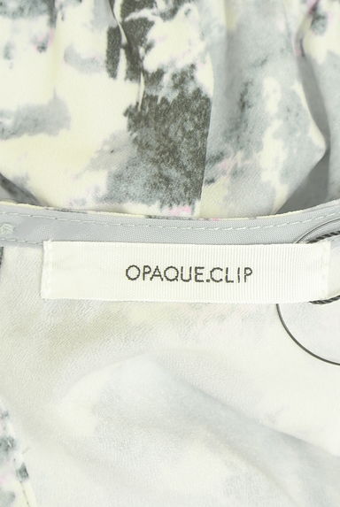 クリックで大画像表示 OPAQUE.CLIP(オペークドットクリップ)の古着「ウエストゴムロングフレアワンピース(ワンピース・チュニック)」大画像6へ