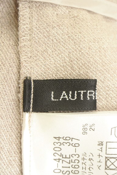クリックで大画像表示 LAUTREAMONT(ロートレアモン)の古着「センタープレスワイドパンツ(パンツ)」大画像6へ