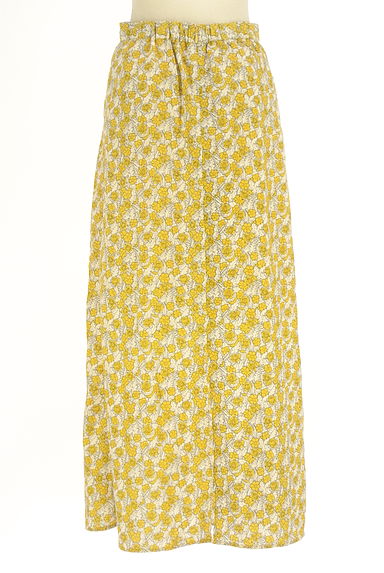 クリックで大画像表示 Ungrid(アングリッド)の古着「バックスリット花柄ロングシフォンスカート(ロングスカート・マキシスカート)」大画像2へ