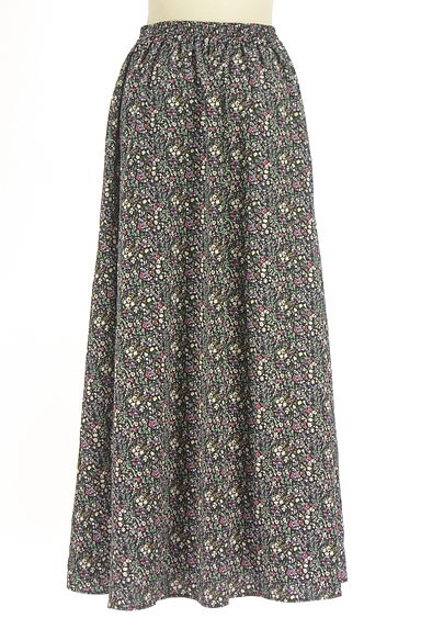 クリックで大画像表示 Ungrid(アングリッド)の古着「花柄シフォンロングスカート(ロングスカート・マキシスカート)」大画像2へ
