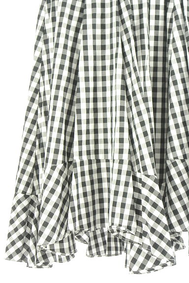 クリックで大画像表示 Apuweiser riche(アプワイザーリッシェ)の古着「ギンガムチェック柄ロングスカート(ロングスカート・マキシスカート)」大画像4へ