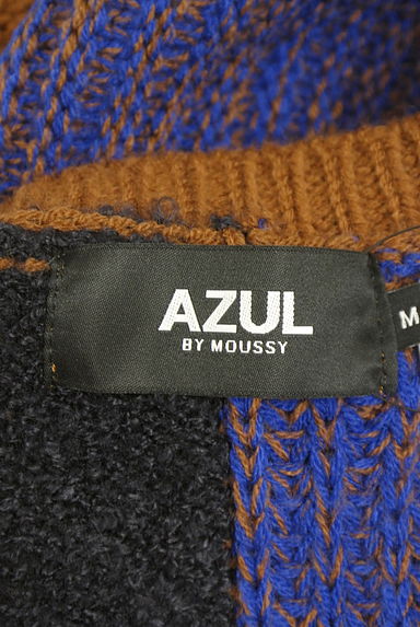 クリックで大画像表示 AZUL BY MOUSSY(アズールバイマウジー)の古着「配色ニット(ニット)」大画像6へ