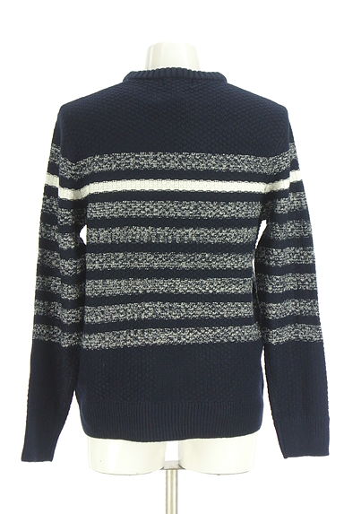 クリックで大画像表示 AZUL BY MOUSSY(アズールバイマウジー)の古着「ボーダーニット(ニット)」大画像2へ