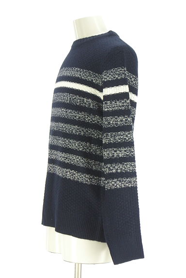 クリックで大画像表示 AZUL BY MOUSSY(アズールバイマウジー)の古着「ボーダーニット(ニット)」大画像3へ
