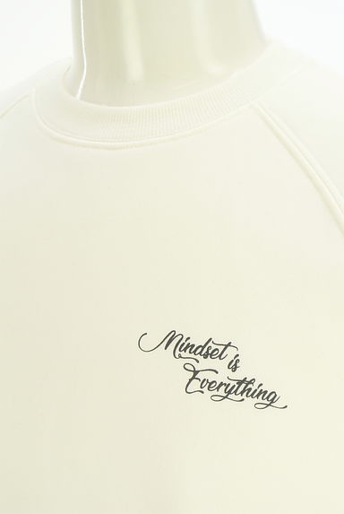 クリックで大画像表示 AZUL BY MOUSSY(アズールバイマウジー)の古着「裏起毛ラグランロゴスウェット(スウェット・パーカー)」大画像4へ