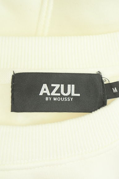 クリックで大画像表示 AZUL BY MOUSSY(アズールバイマウジー)の古着「裏起毛ラグランロゴスウェット(スウェット・パーカー)」大画像6へ