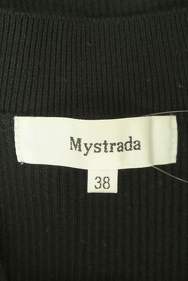 クリックで大画像表示 Mystrada(マイストラーダ)の古着「フラワー刺繍ノースリリブニットトップス(ニット)」大画像6へ