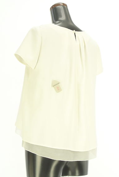 クリックで大画像表示 NATURAL BEAUTY BASIC(ナチュラルビューティベーシック)の古着「裾シフォンブラウス(ブラウス)」大画像4へ