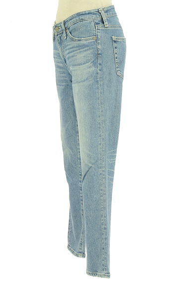 クリックで大画像表示 AG jeans(エージー)の古着「クロップドスリムデニムパンツ(デニムパンツ)」大画像3へ