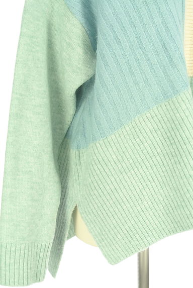 クリックで大画像表示 MAYSON GREY(メイソングレイ)の古着「配色切替リブタートルセーター(セーター)」大画像5へ