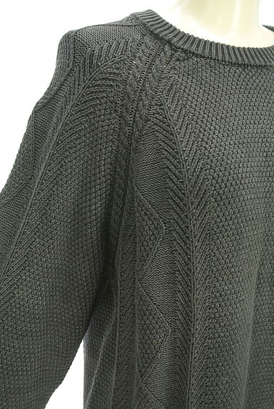 クリックで大画像表示 MAYSON GREY(メイソングレイ)の古着「ケミカルウォッシュニットトップス(ニット)」大画像4へ
