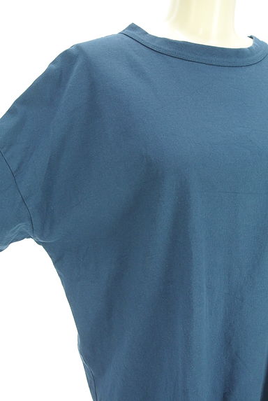 クリックで大画像表示 nop de nod(ノップドゥノッド)の古着「バックワンポイント刺繍ロングTシャツ(カットソー・プルオーバー)」大画像4へ