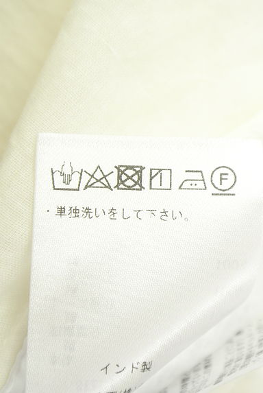 クリックで大画像表示 Samansa Mos2(サマンサモスモス)の古着「フラワー刺繍コットンワンピース(ワンピース・チュニック)」大画像5へ