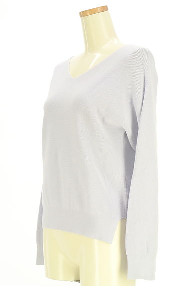 クリックで大画像表示 LAISSE PASSE(レッセパッセ)の古着「バックレースVネックニット(ニット)」大画像3へ