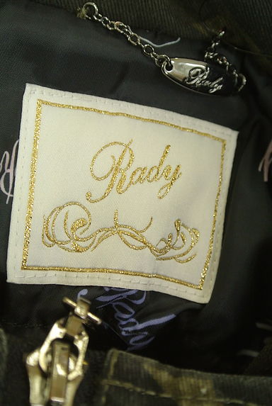 Rady（レディ）の古着「カモフラージュ柄フェイクファーブルゾン（ブルゾン・スタジャン）」大画像６へ