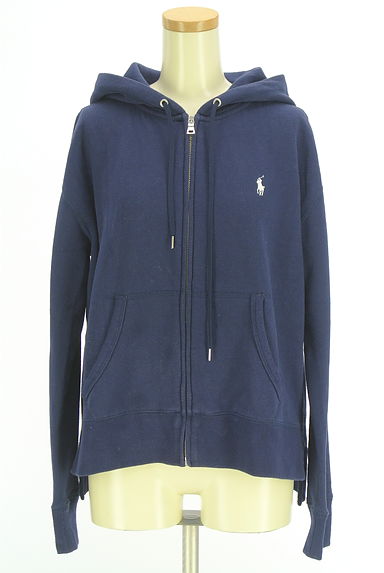 クリックで大画像表示 POLO RALPH LAUREN(ポロラルフローレン)の古着「裏起毛ジップパーカー(スウェット・パーカー)」大画像1へ
