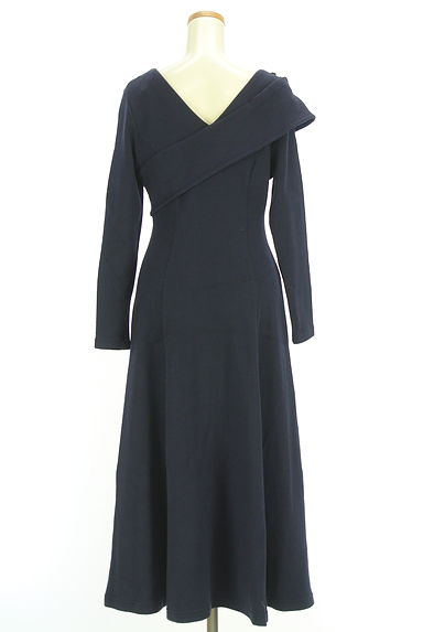 クリックで大画像表示 Her lip to(ハーリップトゥ)の古着「Vネックニットワンピース(ワンピース・チュニック)」大画像2へ