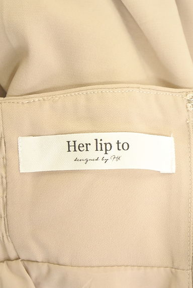 クリックで大画像表示 Her lip to(ハーリップトゥ)の古着「タックフレアパンツ(パンツ)」大画像6へ